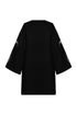 Joaquina Embroidered Linen Mini Tunic / Black